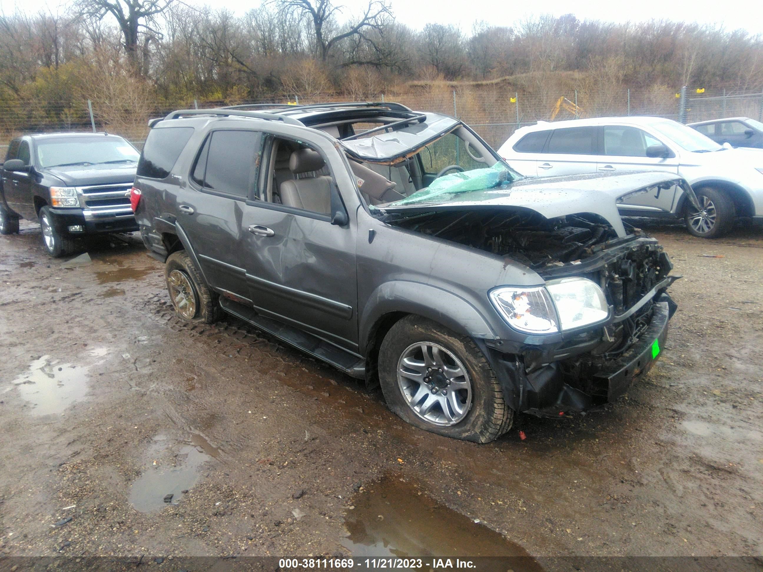 toyota sequoia 2004 5tdbt48a74s231288