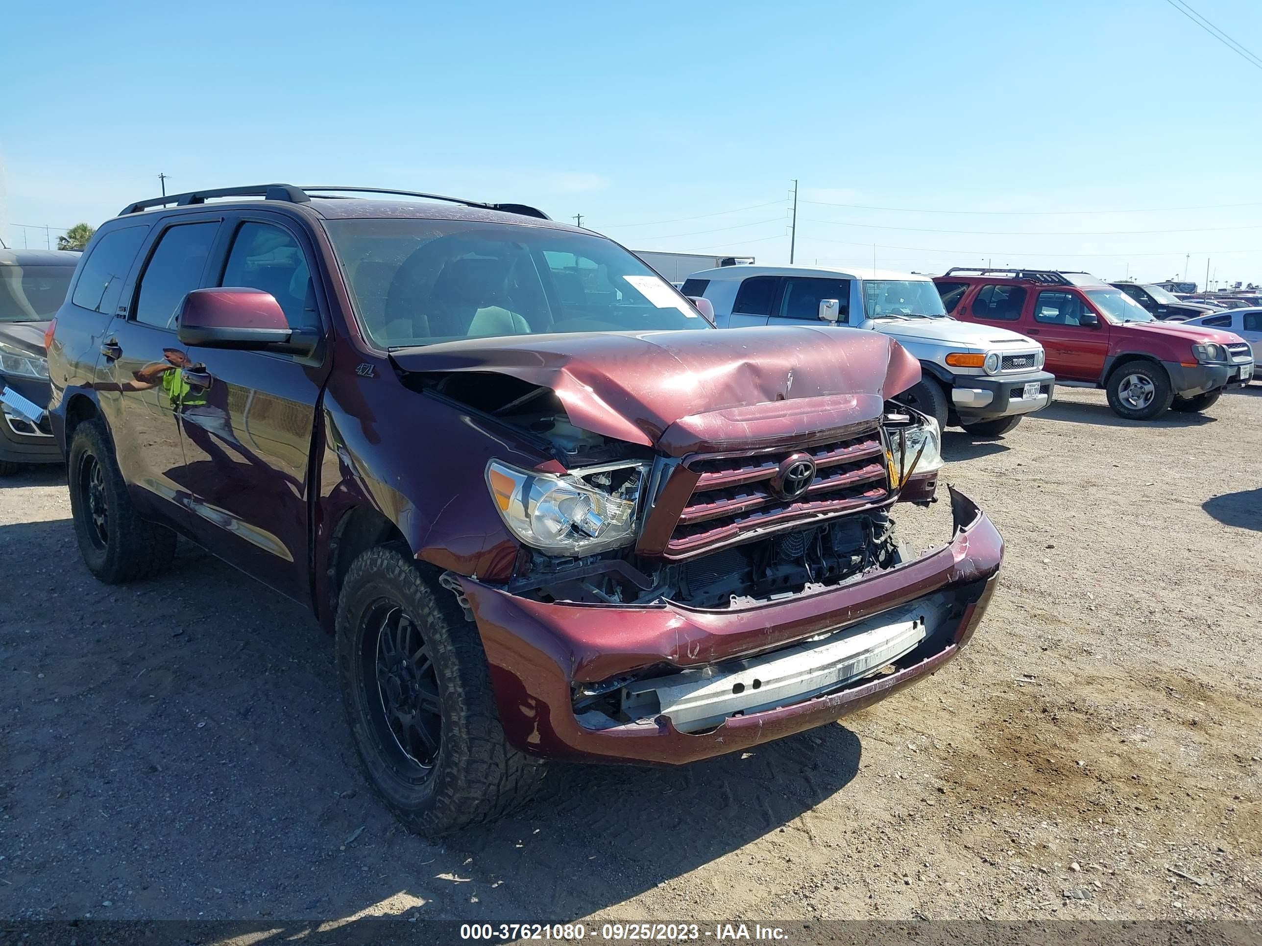 toyota sequoia 2009 5tdbt64ax9s000619