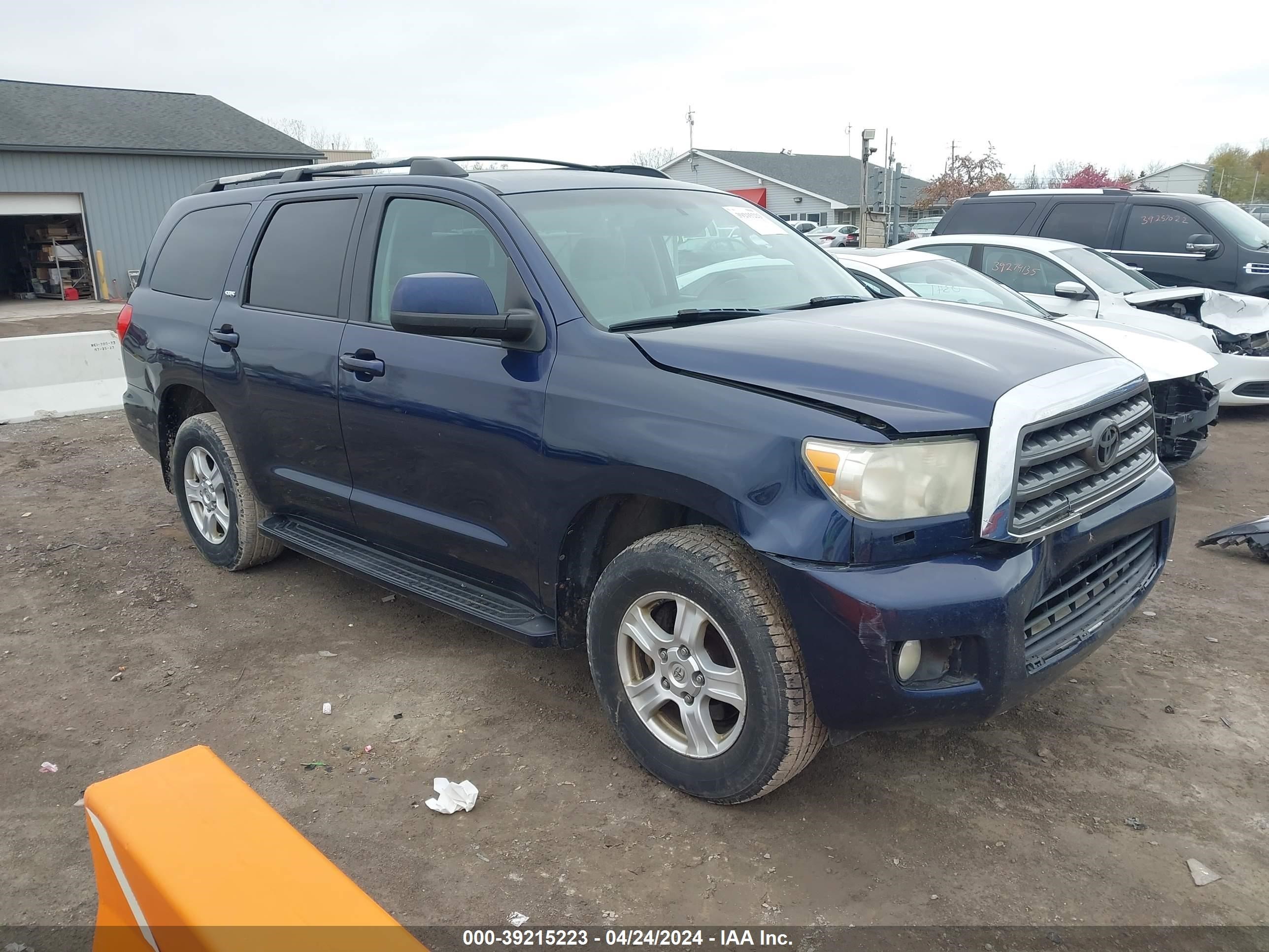 toyota sequoia 2008 5tdby64a38s021036