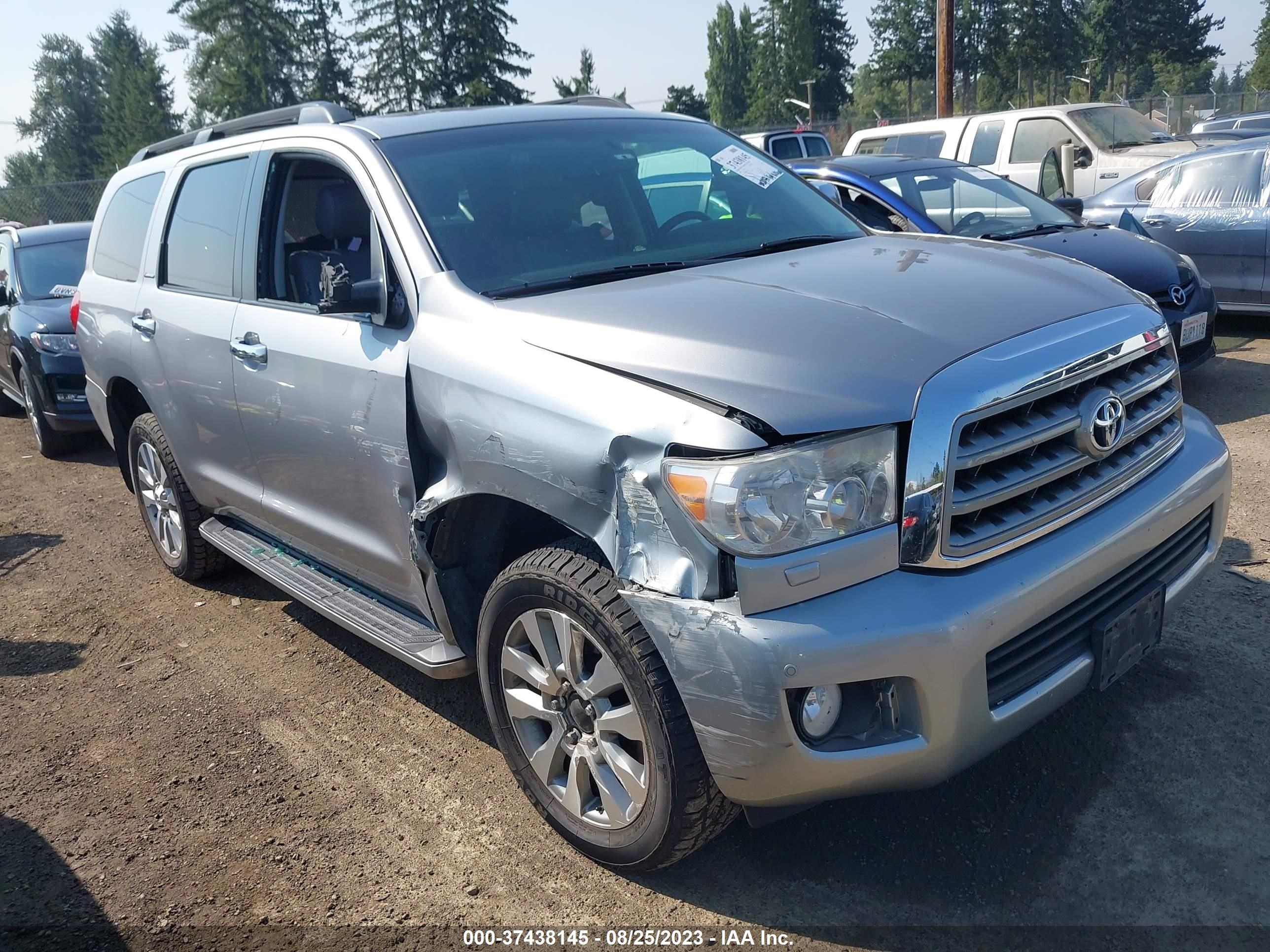 toyota sequoia 2008 5tdby68a28s012337