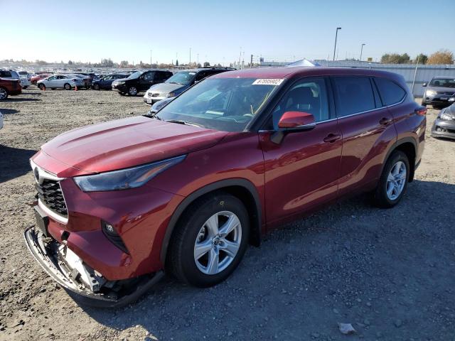 toyota highlander 2022 5tdbzrbh4ns574076