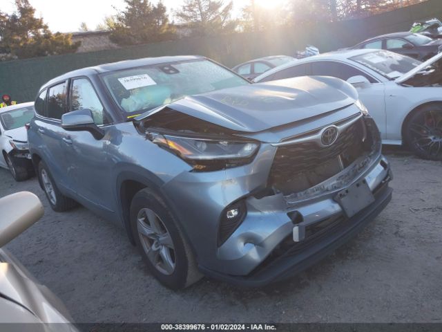 toyota highlander 2021 5tdbzrbh6ms131197