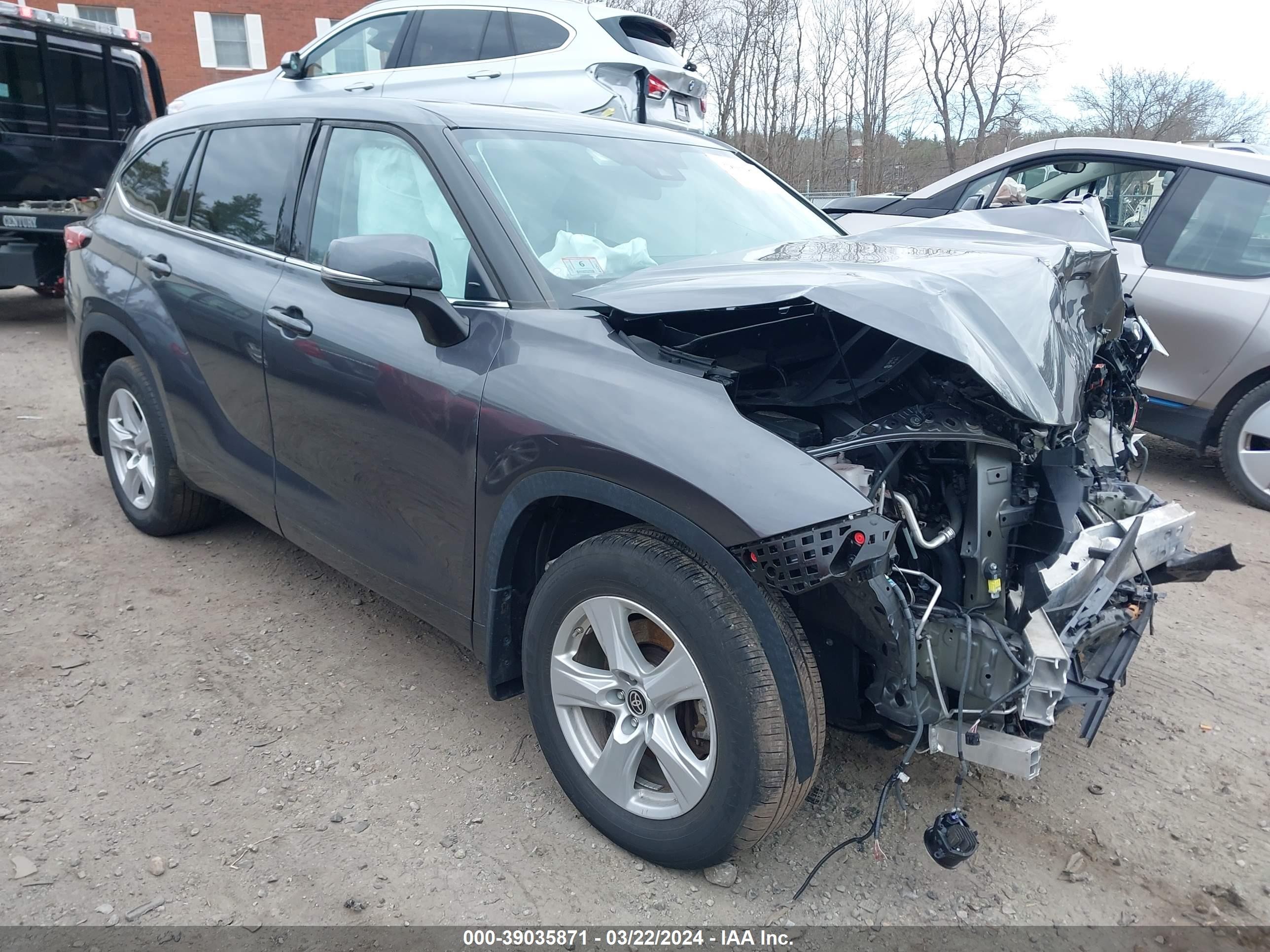 toyota highlander 2021 5tdbzrbh8ms113574