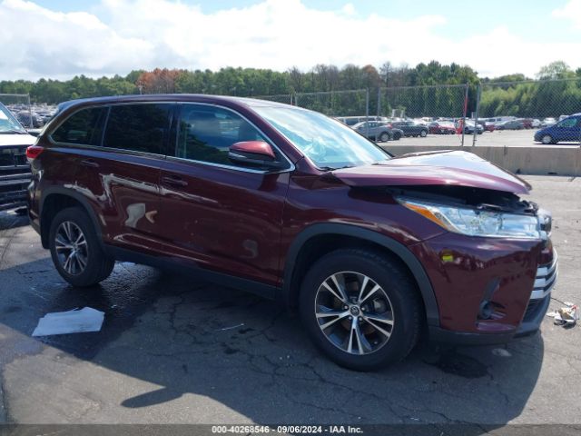 toyota highlander 2019 5tdbzrfh4ks741591