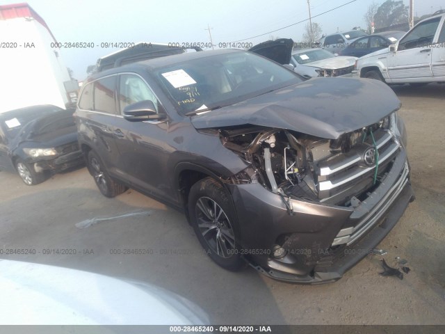 toyota highlander 2019 5tdbzrfh4ks745138