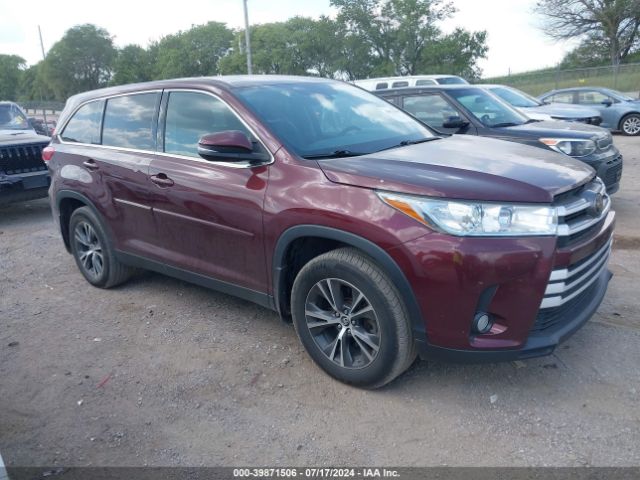 toyota highlander 2019 5tdbzrfh4ks942942