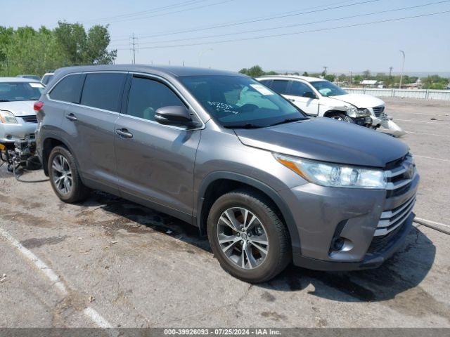 toyota highlander 2019 5tdbzrfh5ks738604