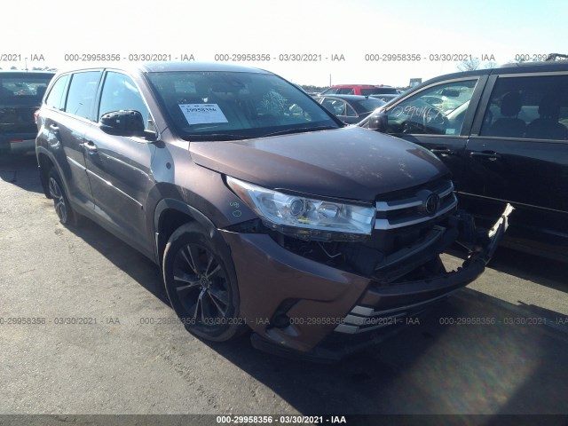 toyota highlander 2019 5tdbzrfh6ks958964