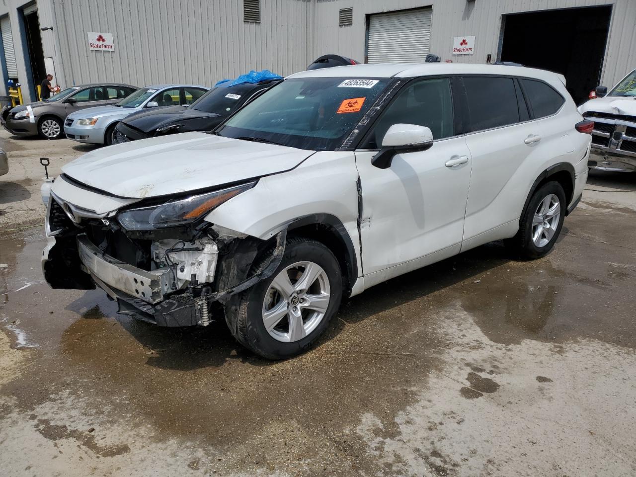 toyota highlander 2022 5tdczrah0ns096129