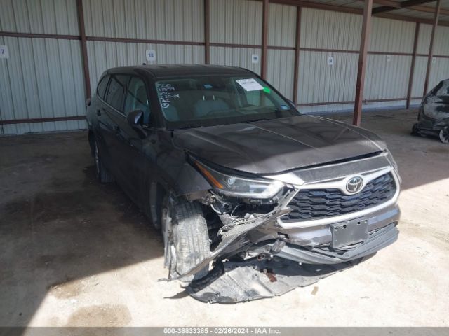 toyota highlander 2021 5tdczrah1ms072923