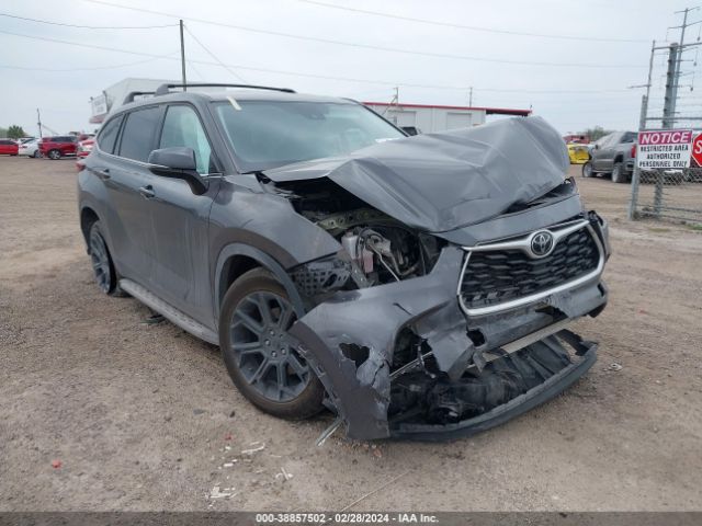 toyota highlander 2022 5tdczrah3ns116261