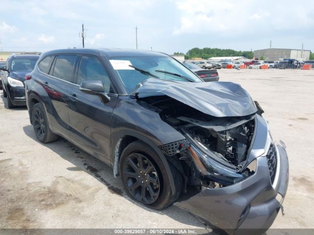 toyota highlander 2022 5tdczrah4ns126099