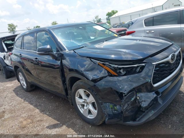 toyota highlander 2021 5tdczrbh8ms124322