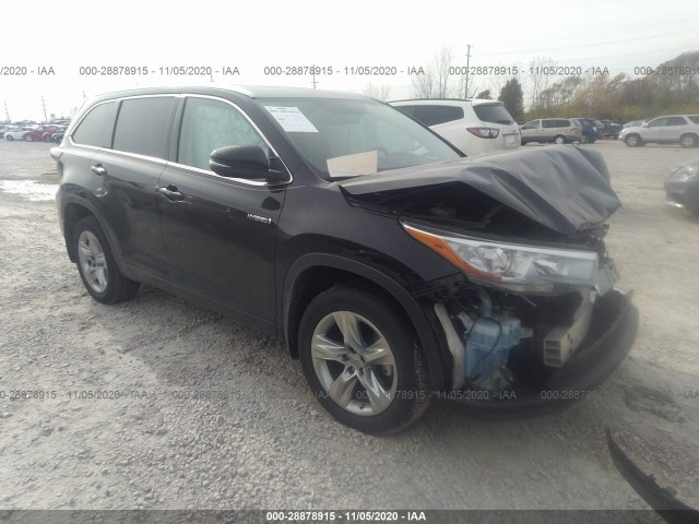 toyota highlander hybrid 2015 5tddcrfh3fs012594