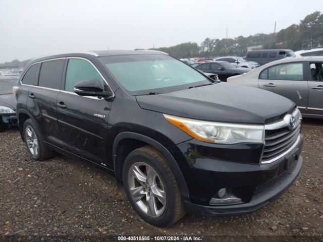 toyota highlander 2016 5tddcrfh3gs016484