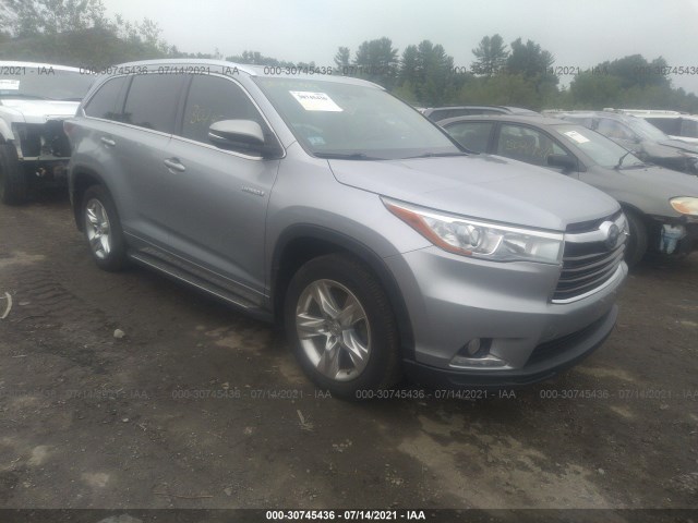 toyota highlander hybrid 2014 5tddcrfh7es006182