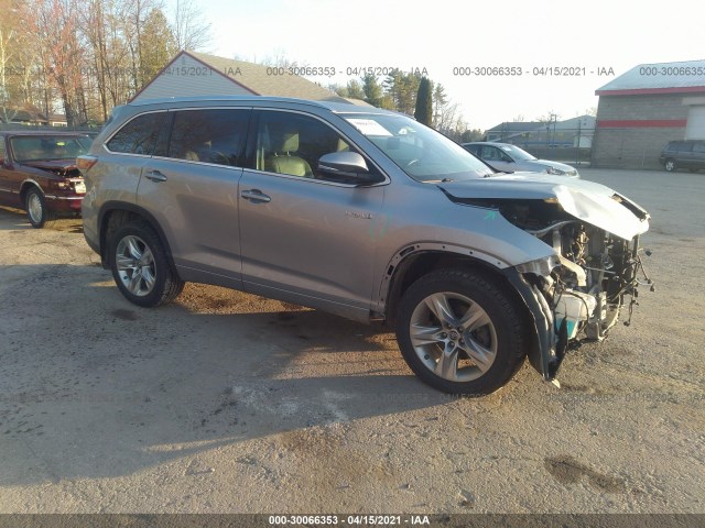 toyota highlander hybrid 2016 5tddcrfh7gs016066