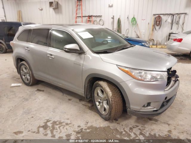 toyota highlander 2016 5tddcrfh8gs015525