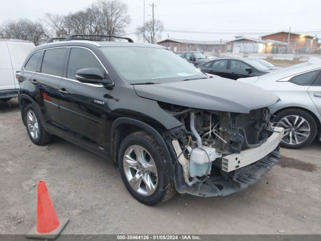 toyota highlander hybrid 2016 5tddcrfh8gs018649