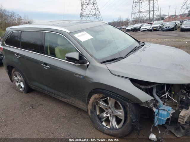 toyota highlander hybrid 2014 5tddcrfh9es005292