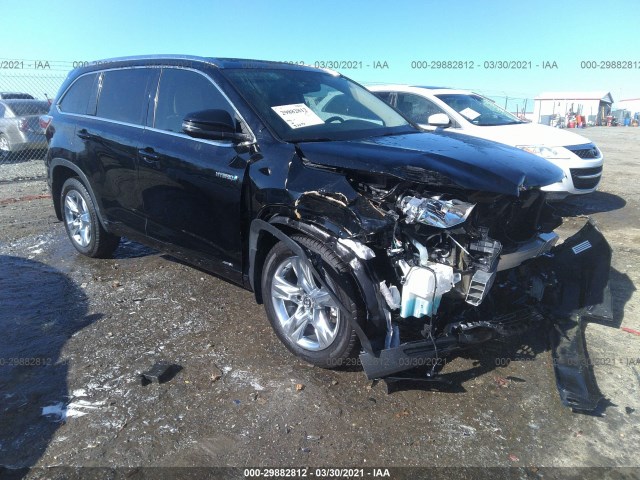 toyota highlander hybrid 2016 5tddcrfhxgs017261