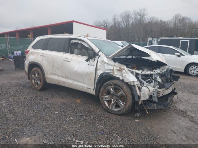 toyota highlander hybrid 2019 5tddgrfh5ks073511