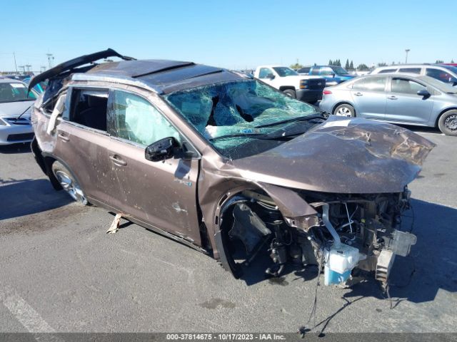 toyota highlander hybrid 2019 5tddgrfh6ks060749