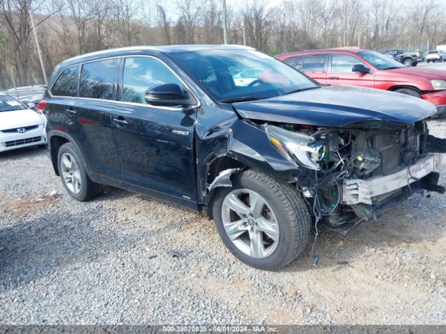 toyota highlander hybrid 2019 5tddgrfh6ks062419