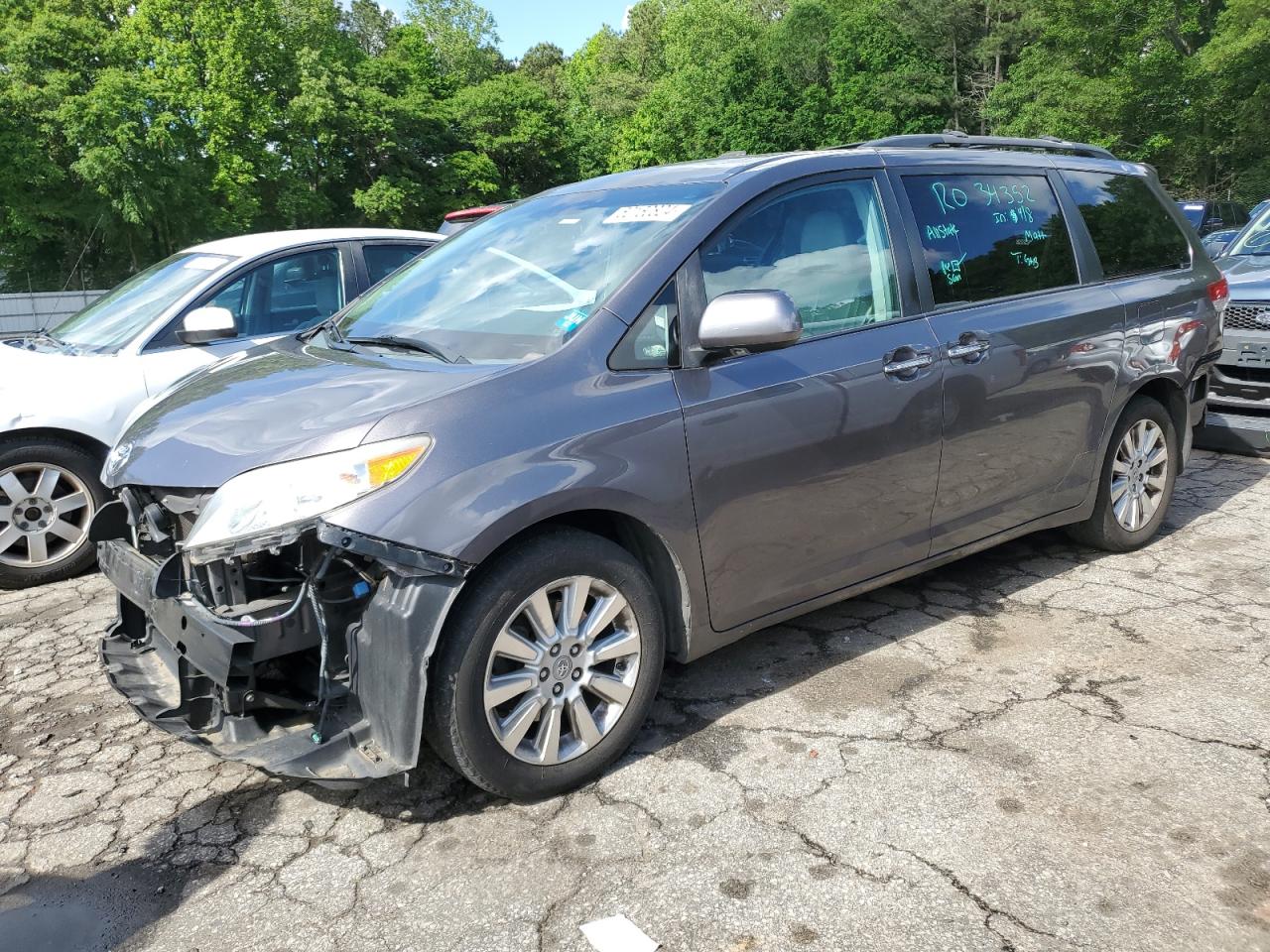 toyota sienna 2012 5tddk3dc2cs036615