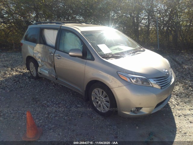 toyota sienna 2015 5tddk3dc2fs107347