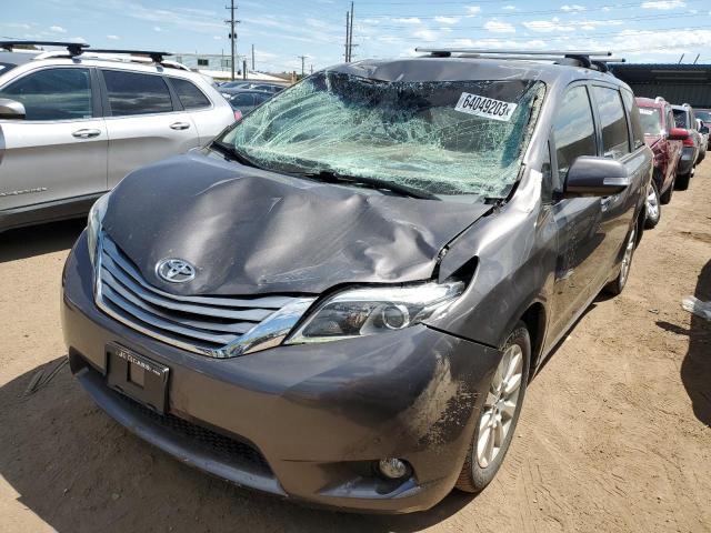 toyota sienna xle 2015 5tddk3dc4fs107155