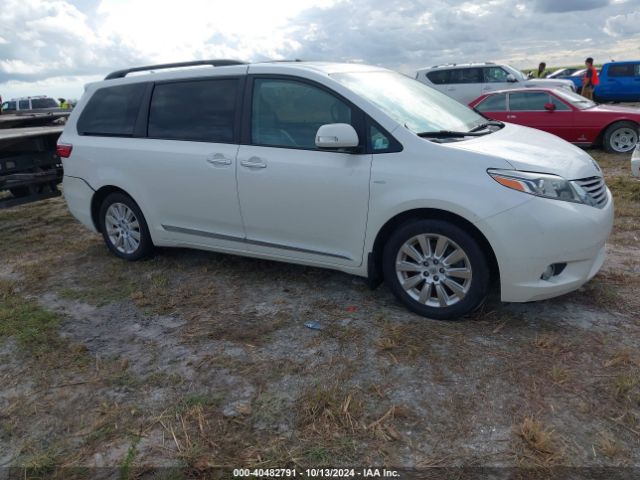 toyota sienna 2016 5tddk3dc6gs135346