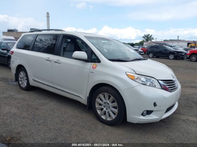 toyota sienna 2016 5tddk3dc6gs143396