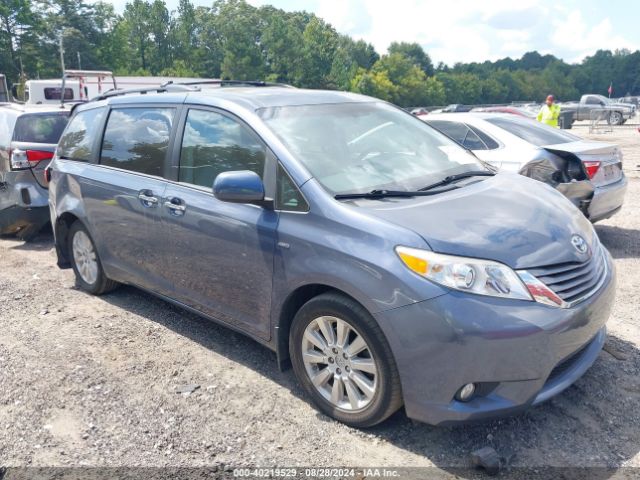 toyota sienna 2016 5tddk3dc7gs139129