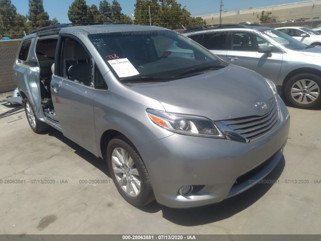 toyota sienna 2016 5tddk3dc9gs137382