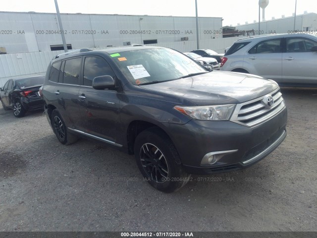 toyota highlander 2012 5tddk3eh8cs132257