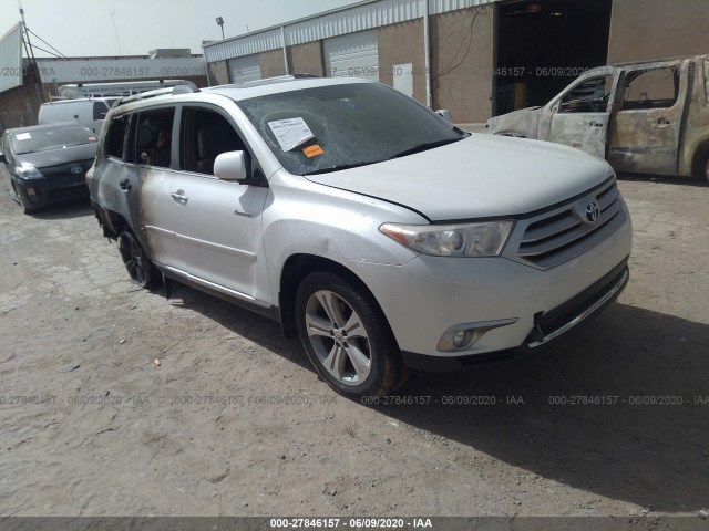 toyota highlander 2012 5tddk3ehxcs125567