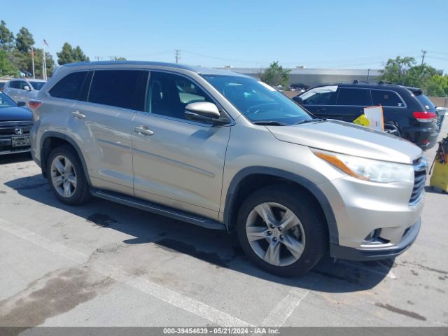 toyota highlander 2014 5tddkrfh0es030309