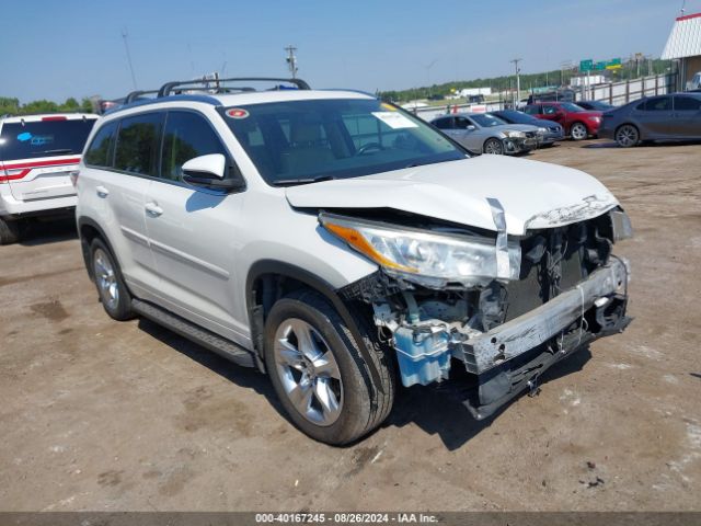 toyota highlander 2015 5tddkrfh0fs077583