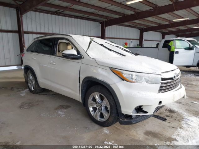 toyota highlander 2016 5tddkrfh0gs242419