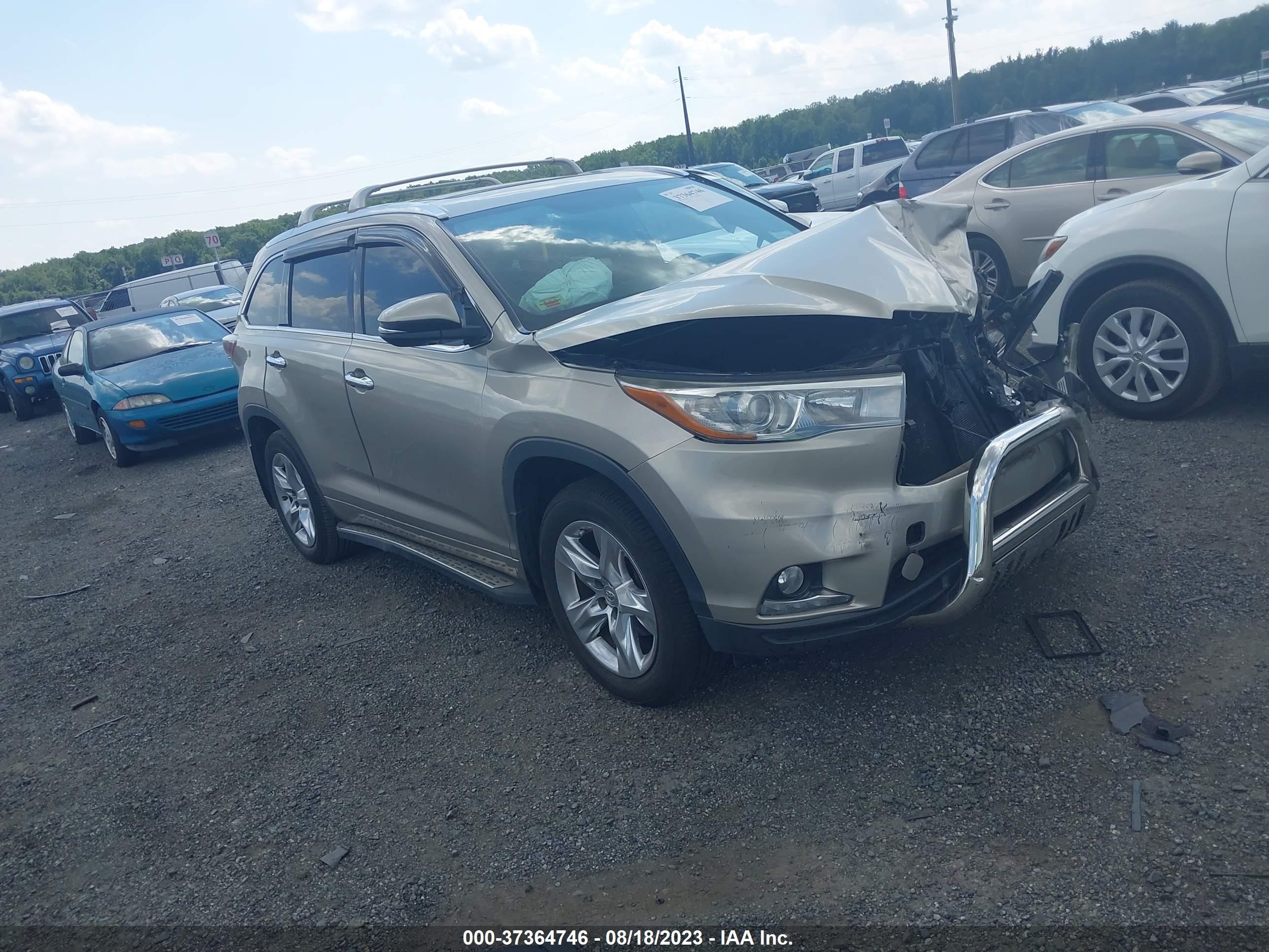 toyota highlander 2014 5tddkrfh2es033003