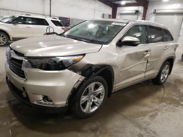 toyota highlander 2015 5tddkrfh2fs154633