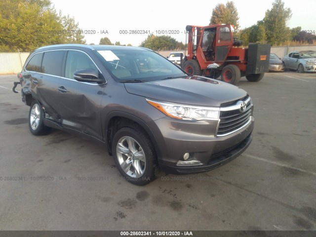 toyota highlander 2016 5tddkrfh2gs334387