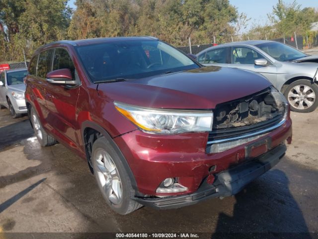 toyota highlander 2016 5tddkrfh3gs354390