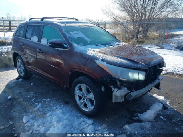 toyota highlander 2016 5tddkrfh4gs328977