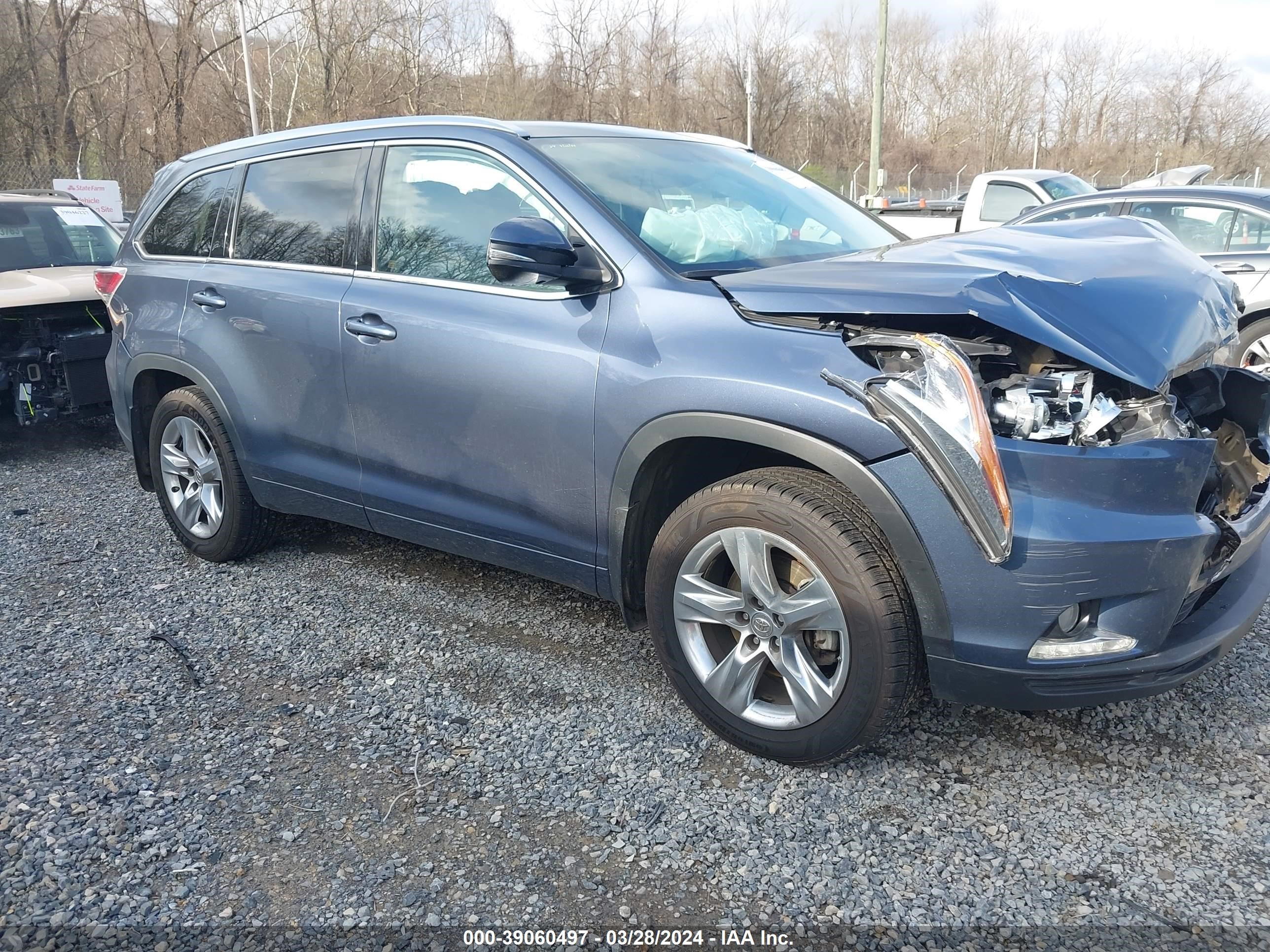 toyota highlander 2015 5tddkrfh5fs206658