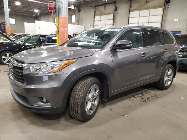 toyota highlander 2016 5tddkrfh5gs229469