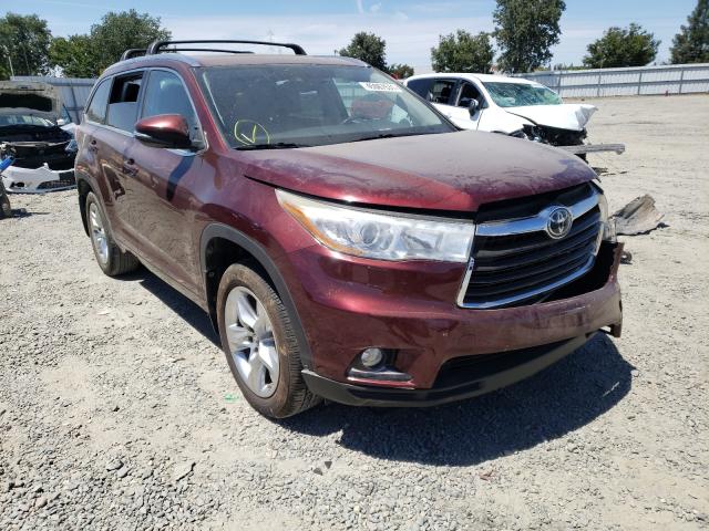 toyota highlander 2016 5tddkrfh5gs293463