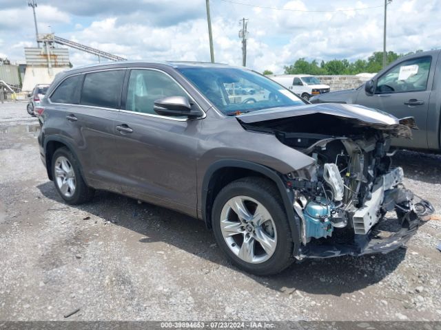 toyota highlander 2016 5tddkrfh5gs350504