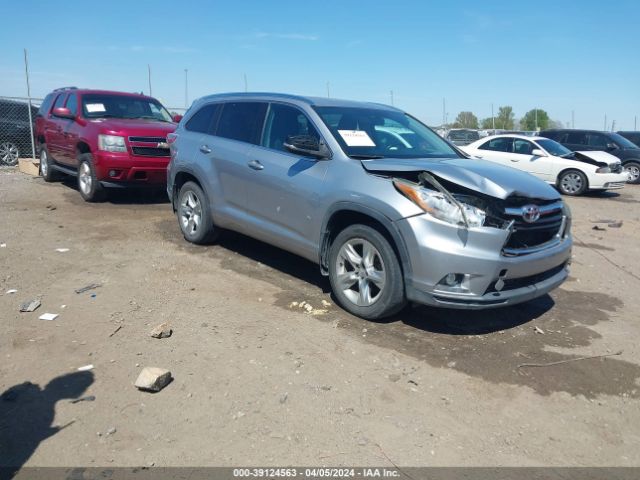 toyota highlander 2014 5tddkrfh6es023154